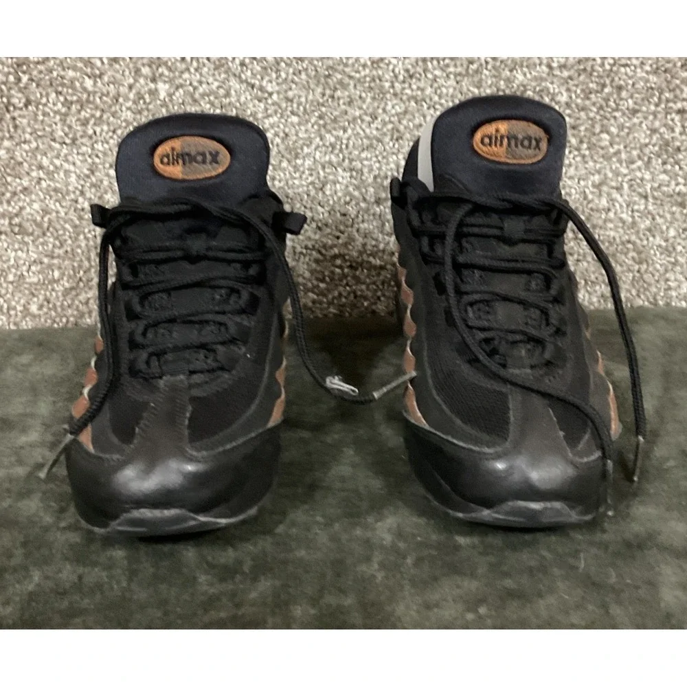 Nike Air Max 95 GS 5Y Black Bronze Fair 307565-008 Streetwear Sneakers